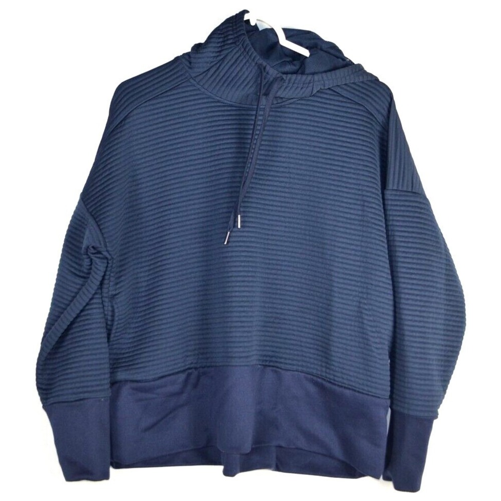 Nike Womens Dri Fit Training Hoodie Sweatshirt Pullover AH8975 Medium M Blue